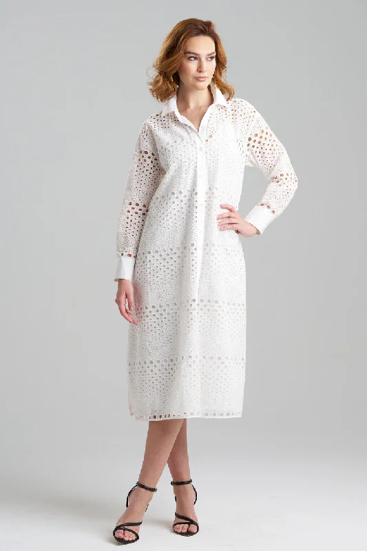 Maxi dresses with one - shoulder designs for a stylish and asymmetric look Maxi dresses with one - shoulder designs for a stylish and asymmetric look Round Eyelet Oversized Shirtdress