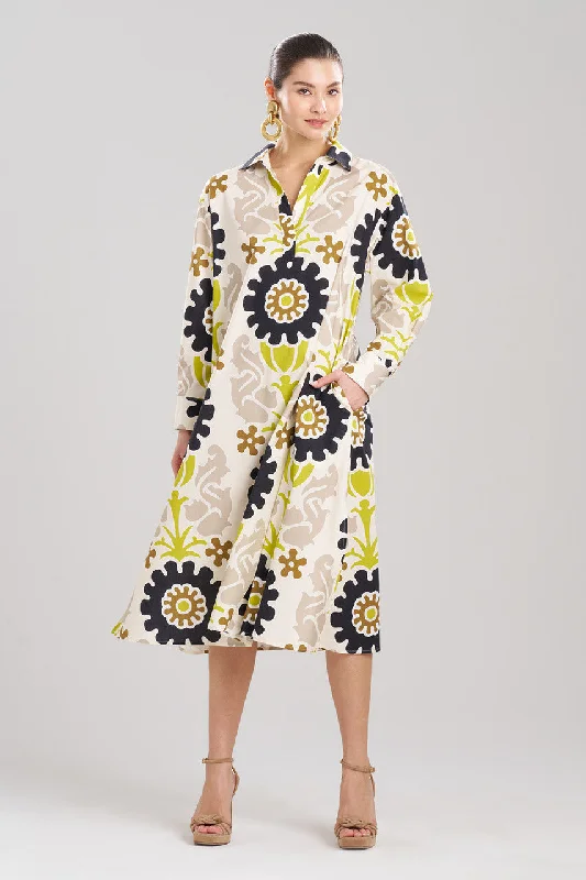 Leather maxi dresses for an edgy and bold appearance Leather maxi dresses for an edgy and bold appearance Talitha Cotton Poplin Oversized Shirtdress