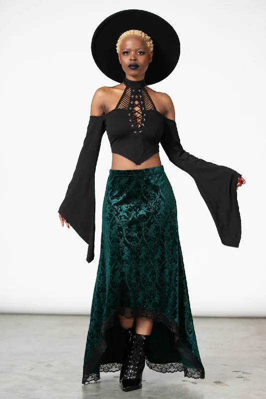 Maxi dresses with an asymmetric hem for a fashion - forward and eye - catching design Maxi dresses with an asymmetric hem for a fashion - forward and eye - catching design Grailed Maxi Skirt [EMERALD]