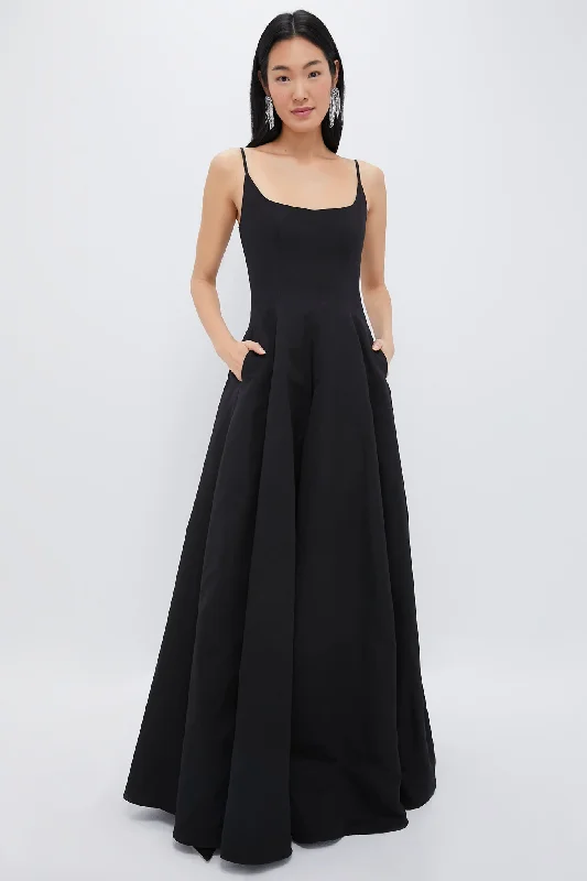 Midi dresses with bow accents for a sweet and charming look Black Joy Maxi Dress