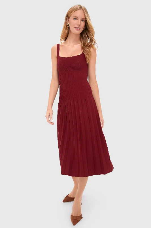 Midi dresses with metallic threads for a glamorous evening event Roja Ellison Dress