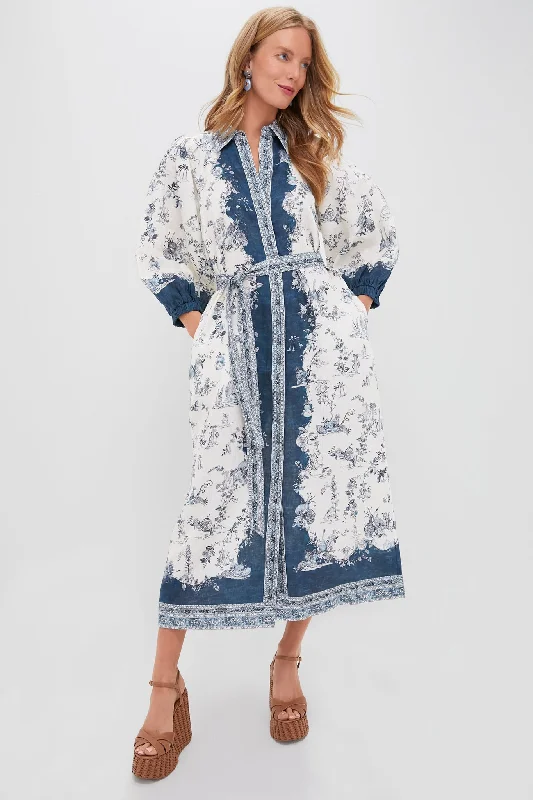 Midi dresses with satin - finish fabrics for a luxurious feel Cream Casa Shirtdress