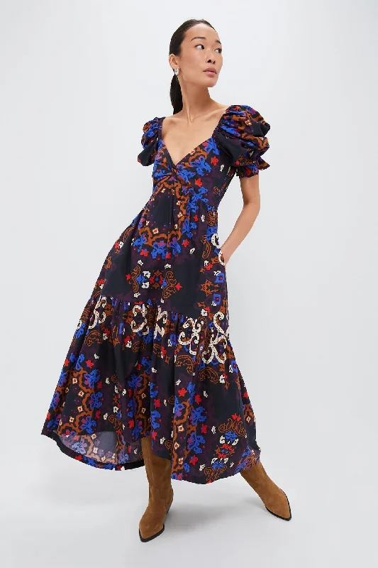 Sheath midi dresses with beaded embellishments for a formal occasion Venezia Print Jewel Ankle Dress Sheath midi dresses with beaded embellishments for a formal occasion Venezia Print Jewel Ankle Dress