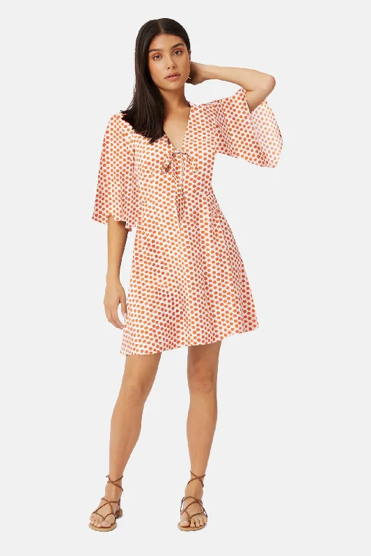 Mini dresses with fringe for a bohemian style Not So Nuanced Little Lies Mini Dress