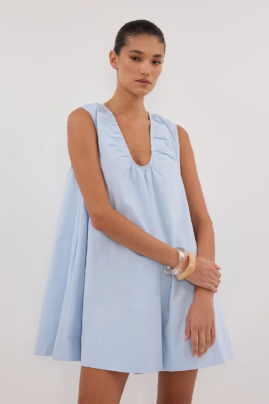 Mini dresses with halter necks for a stylish choice GABBY CORNFLOWER COTTON MINI DRESS Mini dresses with halter necks for a stylish choice GABBY CORNFLOWER COTTON MINI DRESS