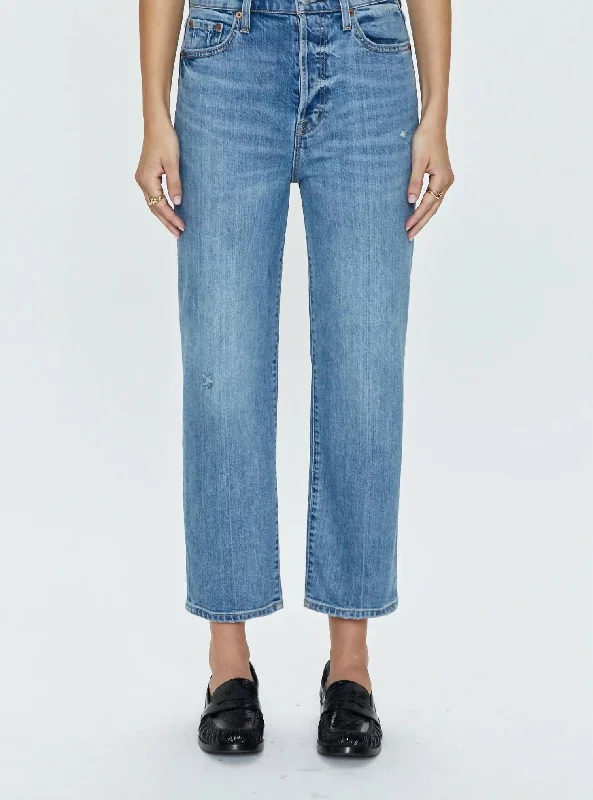 High - waisted women jeans for a flattering silhouetteCassie Super High Rise Straight Crop Jeans In Cambridge Vintage High - waisted women jeans for a flattering silhouetteCassie Super High Rise Straight Crop Jeans In Cambridge Vintage
