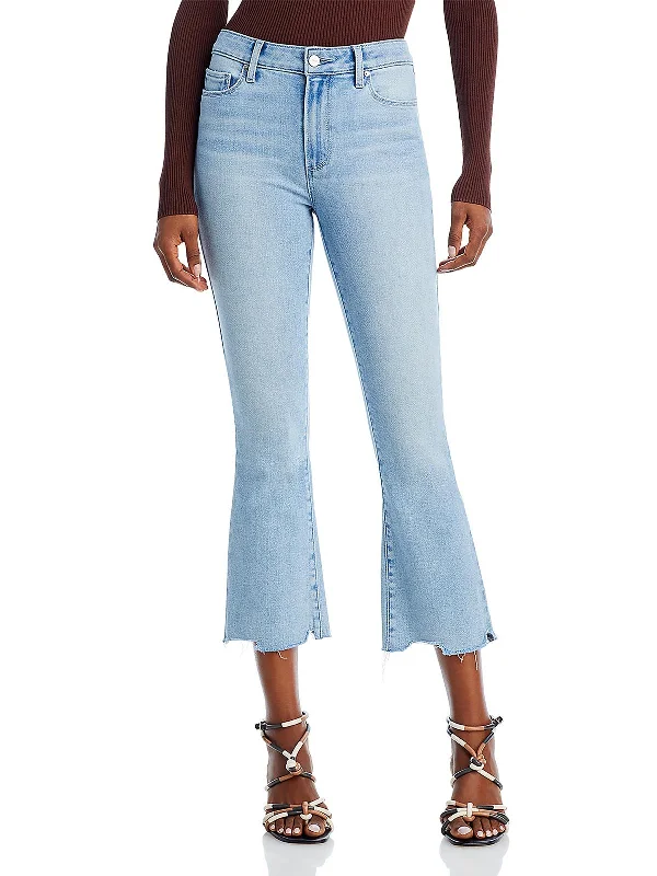 Embellished women jeans with studs or rhinestones for a glamorous touchColette Womens Denim Crop Flare Jeans Embellished women jeans with studs or rhinestones for a glamorous touchColette Womens Denim Crop Flare Jeans