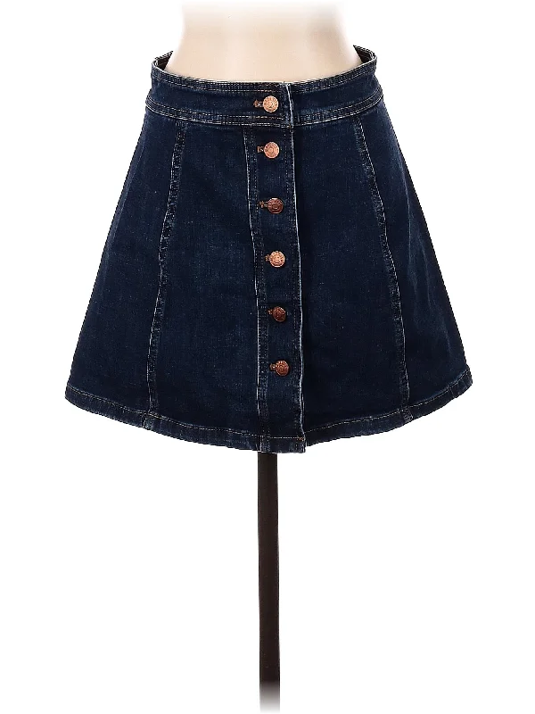 Blue denim skirts in various shadesDenim Skirt