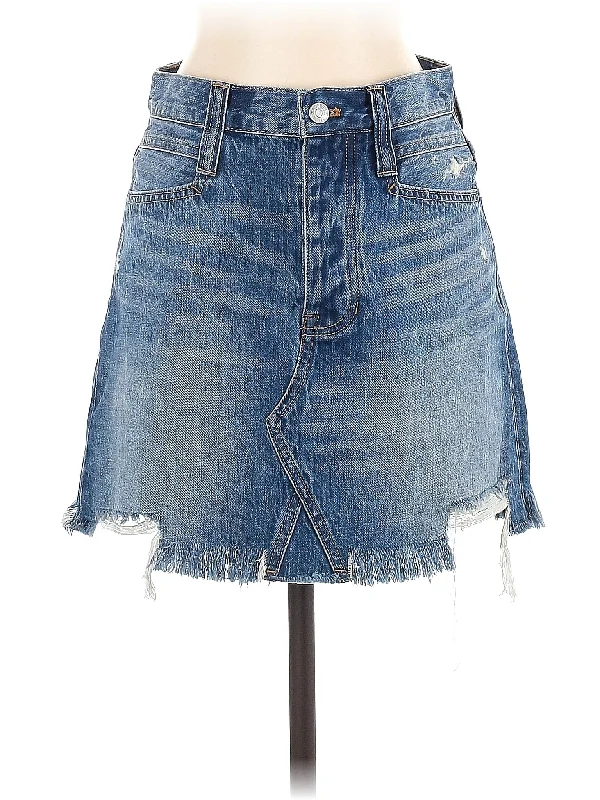 Black denim skirts for a versatile optionDenim Skirt