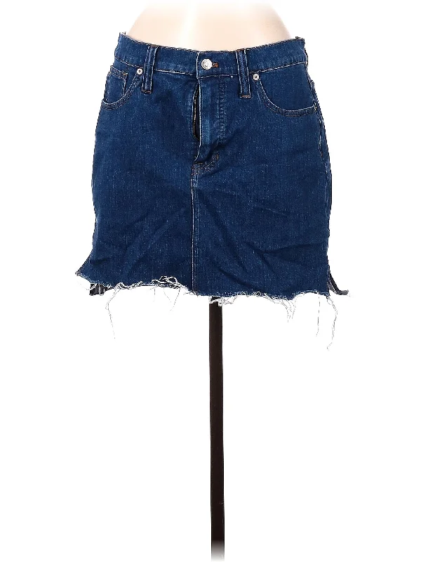 Plus Size Women's Stretch Cotton Athletic Shorts with Side Pockets for Workout SessionsDenim Skirt