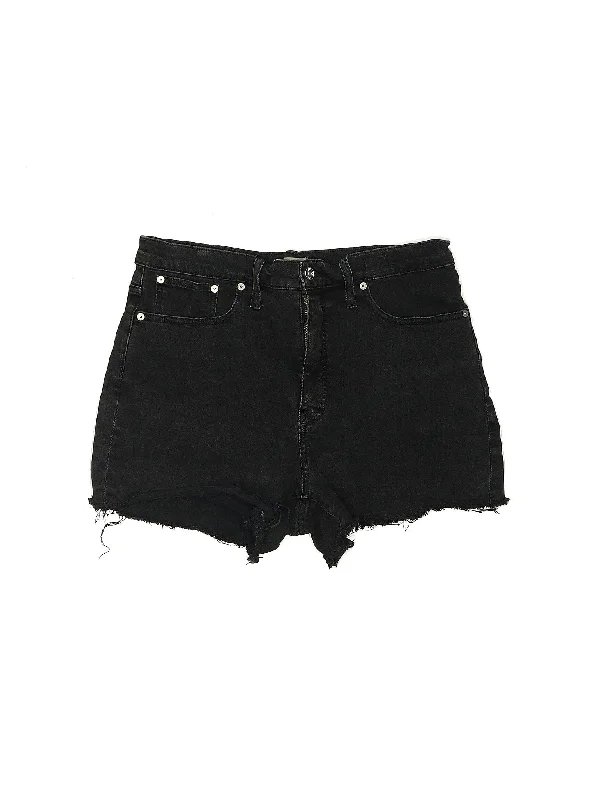 Women's Satin - Finish Shorts in Burgundy for a Luxurious and Stylish Nighttime LookLow-Rise Denim Shorts