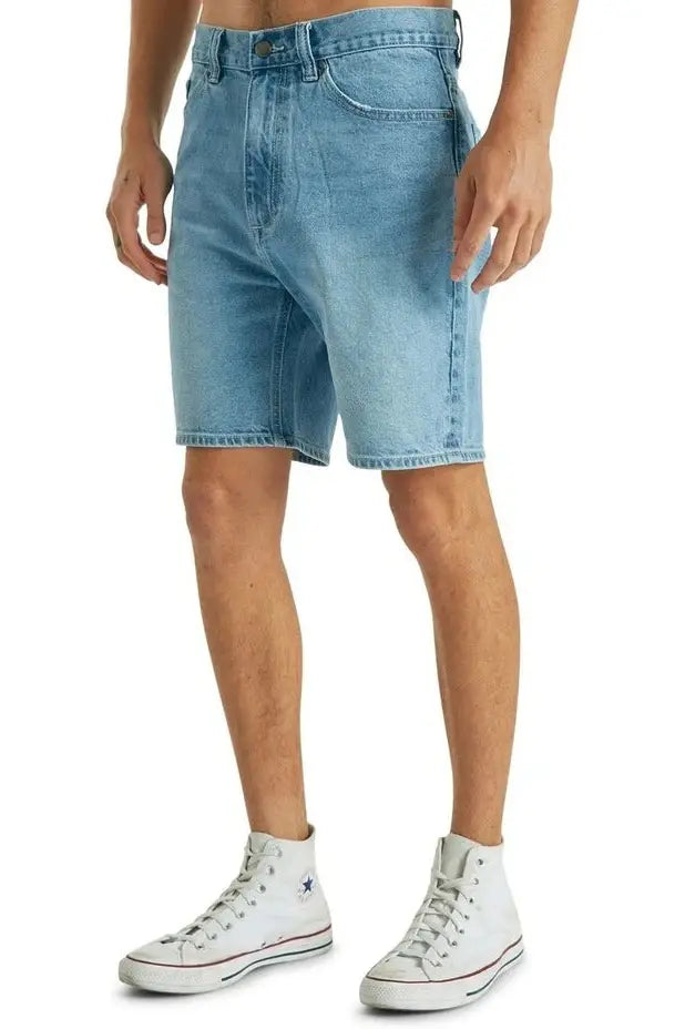 Women's Leather - Look Faux Leather Shorts in Black for an Edgy and Bold AppearanceNomadic  parkside denim shorts santa fe blue