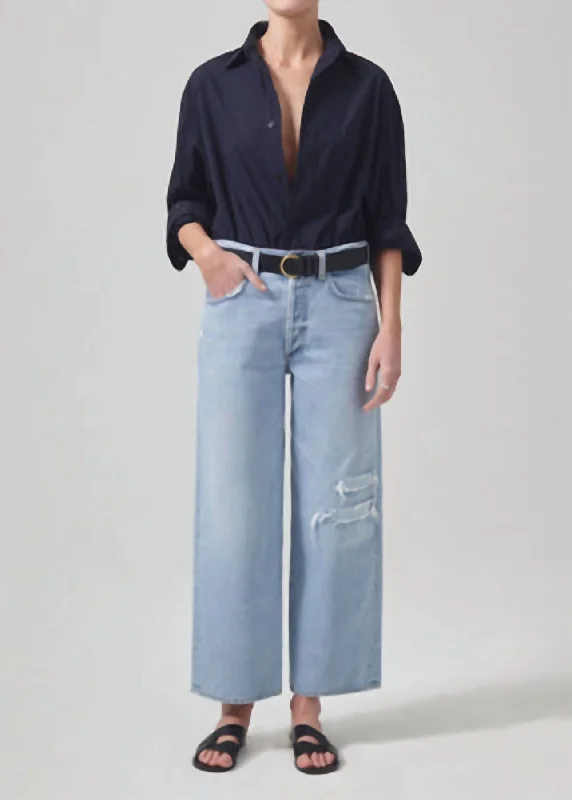Cargo women jeans with multiple pockets for added functionalityPina Low Rise Baggy Crop Jeans In Cascade Cargo women jeans with multiple pockets for added functionalityPina Low Rise Baggy Crop Jeans In Cascade