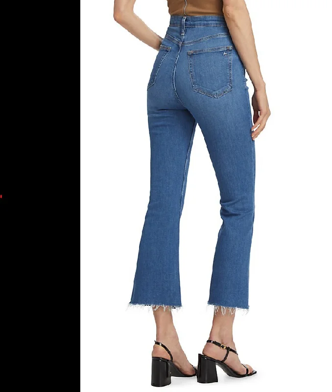 Mom jeans for a nostalgic and casual lookRag & Bone Women Casey High-Rise Ankle Flare Jeans Cindy Blue
