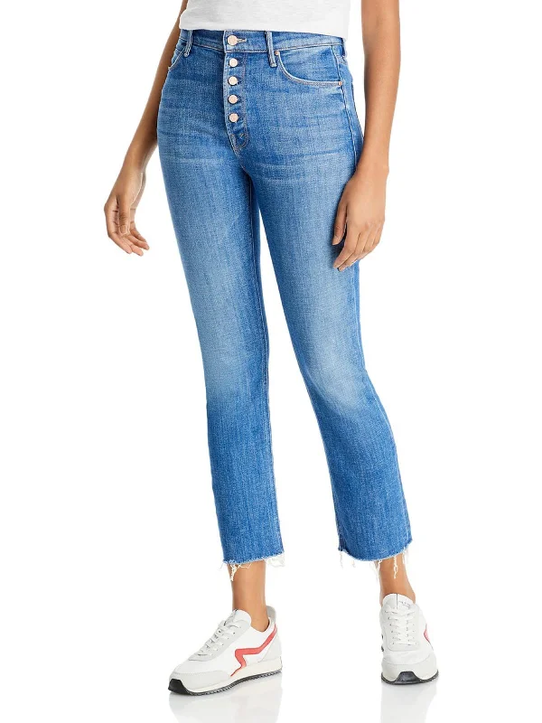 High - waisted women jeans for a flattering silhouetteThe Pixie Dazzler Womens Denim Raw Hem Ankle Jeans High - waisted women jeans for a flattering silhouetteThe Pixie Dazzler Womens Denim Raw Hem Ankle Jeans