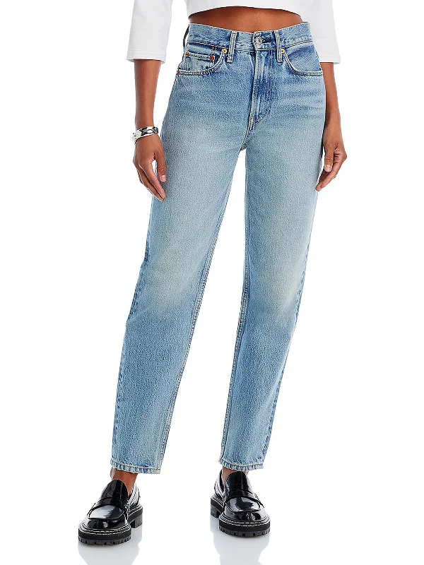 High - rise flare women jeans for a 70s - inspired lookWomens High Rise Medium Wash Tapered Leg Jeans High - rise flare women jeans for a 70s - inspired lookWomens High Rise Medium Wash Tapered Leg Jeans