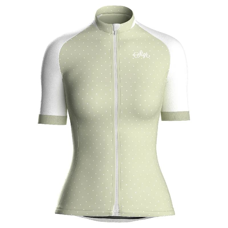 Stretch - knit women's jersey for a flexible fitPear Legacy Women's Cycling Jersey