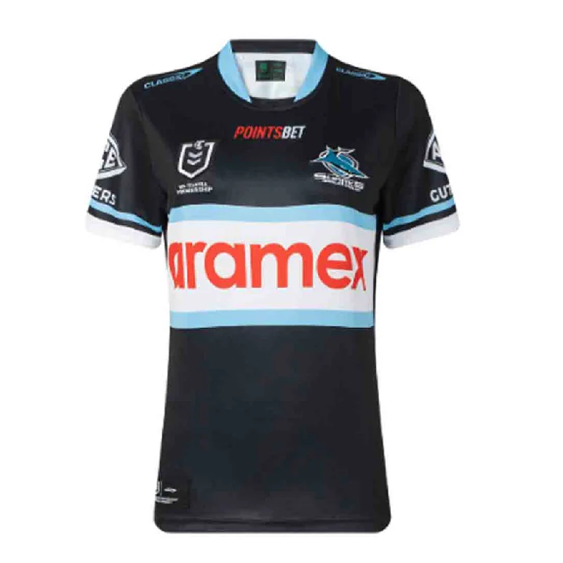 White women's jersey for a clean and fresh appearanceCronulla Sharks 2024 Away Jersey Ladies White women's jersey for a clean and fresh appearanceCronulla Sharks 2024 Away Jersey Ladies