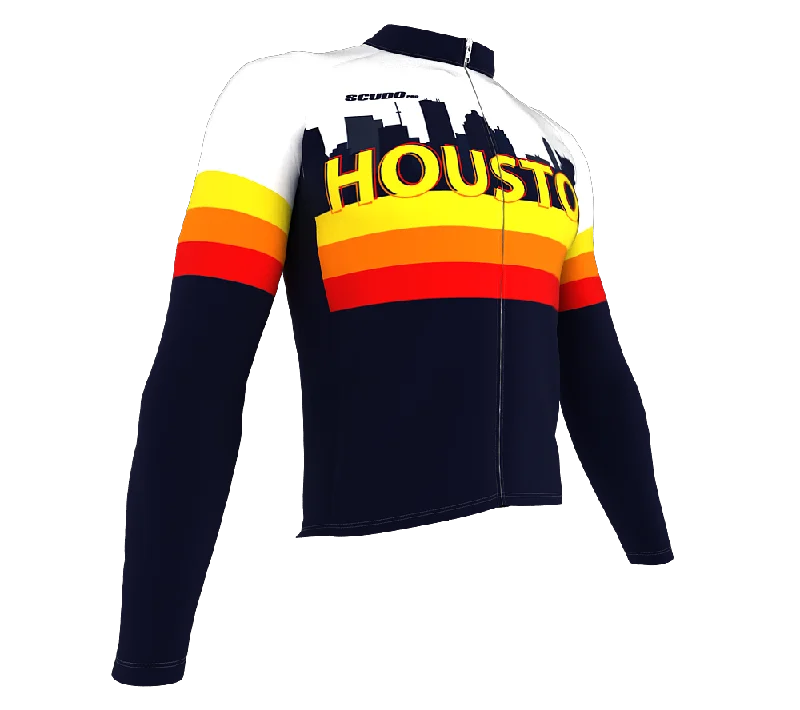 Women's jersey with a plus - size fitHouston | Pro Thermal Long Sleeve Cycling Jersey | Men and Women