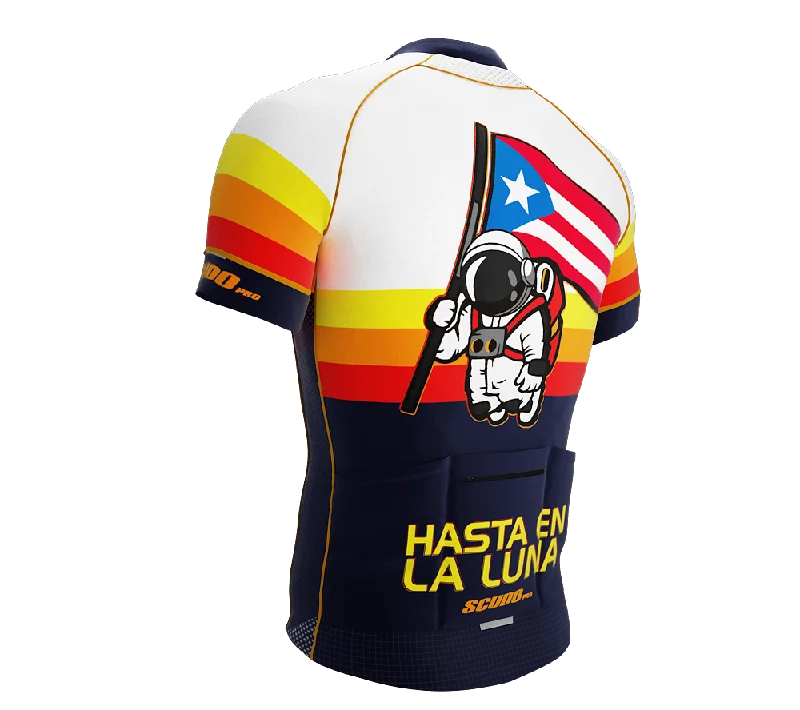 V - neck women's jersey for a more flattering lookHouston - Puerto Rico | Short Sleeve Cycling PRO Jersey | Men and Women