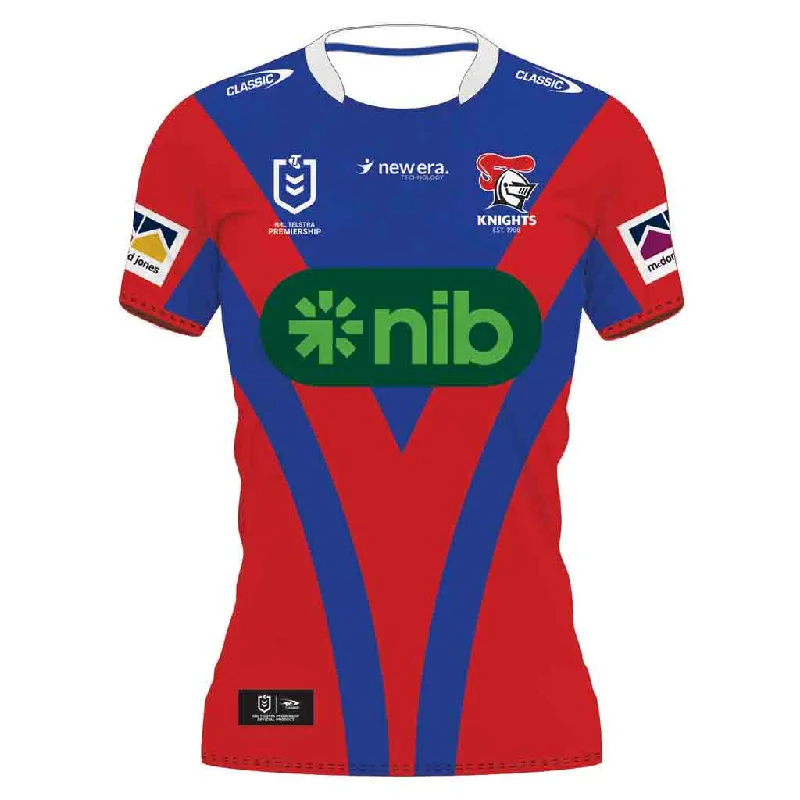 Red women's jersey for a bold statementNewcastle Knights 2024 Home Jersey Ladies