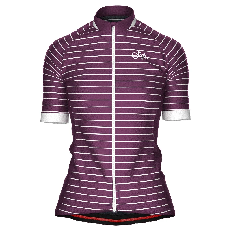 Red women's jersey for a bold statementPurple Horizon Women's Cycling Jersey