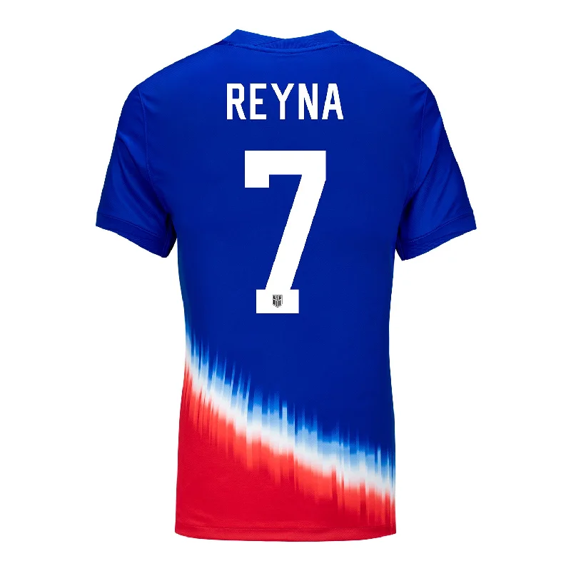 Women's jersey with a crew - neck designWomen's Nike USMNT 2024 American Icon Away Reyna 7 Stadium Jersey