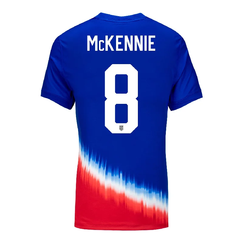 Button - down women's jersey for a classic touchWomen's Nike USMNT 2024 American Icon Away McKennie 8 Stadium Jersey