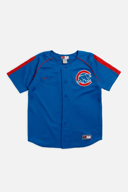 Pink women's jersey for a feminine vibeVintage Chicago Cubs MLB Jersey - Women's S