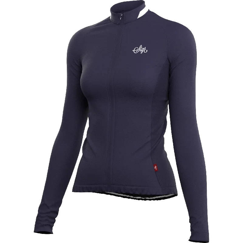 Women's jersey for tennis matchesWildflower Blue Women's Long Sleeved Jersey