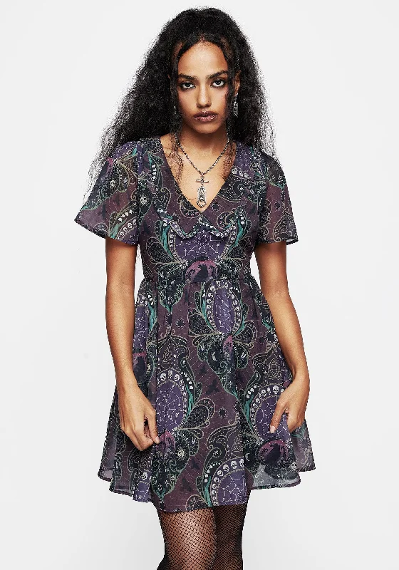 Little Black Women Dress with Sequins for a Glamorous Night OutClarette Chiffon Frill Collar Mini Shirt Dress