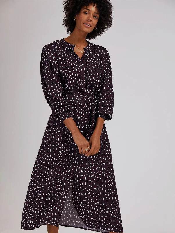 Women jumpsuits with patchwork designs for a unique and creative styleHarper LENZING™ ECOVERO™ Leopard Print Midi Shirt Dress | Dark Cherry Women jumpsuits with patchwork designs for a unique and creative styleHarper LENZING™ ECOVERO™ Leopard Print Midi Shirt Dress | Dark Cherry