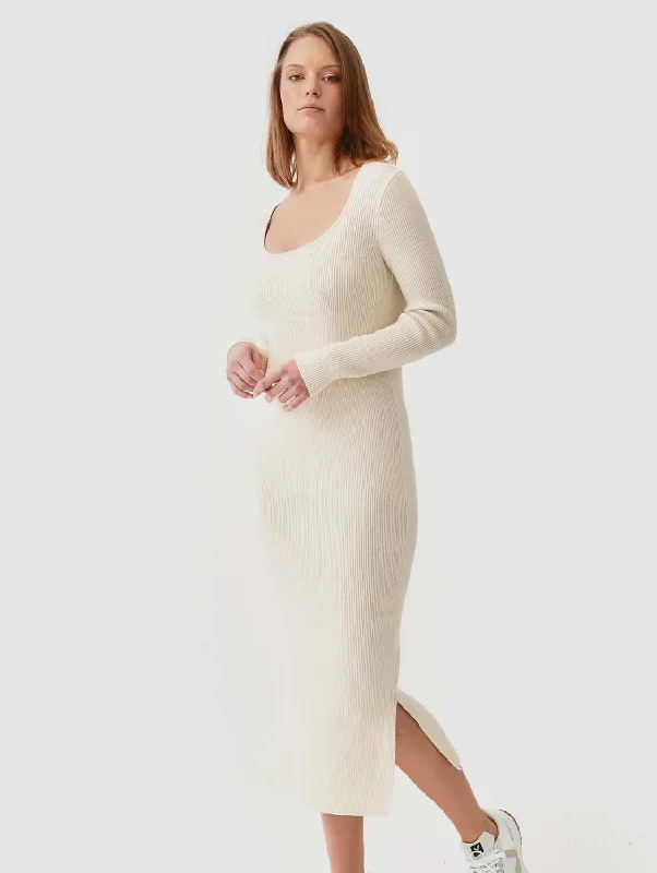 Metallic women jumpsuits for a dazzling New Year's Eve partyKnitted Organic Cotton Long Sleeved Round Neck Dress | Multiple Colours Metallic women jumpsuits for a dazzling New Year's Eve partyKnitted Organic Cotton Long Sleeved Round Neck Dress | Multiple Colours