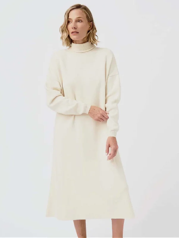 Women jumpsuits with spaghetti - strap tops for a delicate and breezy lookKnitted Organic Cotton Turtleneck Dress | Multiple Colours Women jumpsuits with spaghetti - strap tops for a delicate and breezy lookKnitted Organic Cotton Turtleneck Dress | Multiple Colours