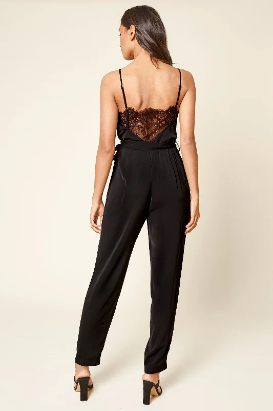 Strapless women jumpsuits for a beachside wedding or resort wearOne I Adore Belted Back Lace Jumpsuit Strapless women jumpsuits for a beachside wedding or resort wearOne I Adore Belted Back Lace Jumpsuit