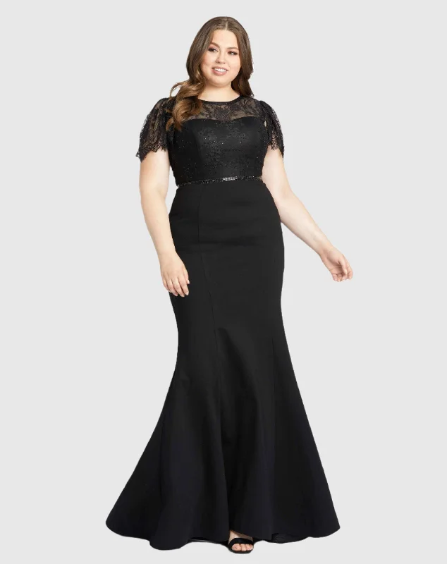 Long - Sleeve Women Dress in Velvet for a Luxurious Winter Look Long - Sleeve Women Dress in Velvet for a Luxurious Winter Look Lace Illusion High Neck Cap Sleeve Gown Long - Sleeve Women Dress in Velvet for a Luxurious Winter Look Long - Sleeve Women Dress in Velvet for a Luxurious Winter Look Lace Illusion High Neck Cap Sleeve Gown