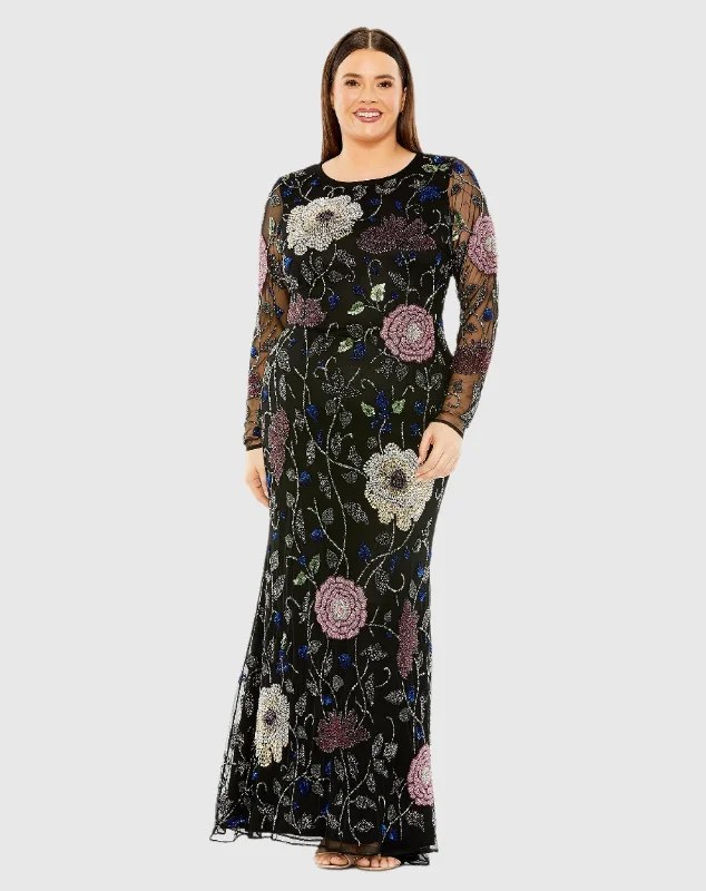 Ball Gown Women Dress with a Full Skirt for a Princess - like Look Ball Gown Women Dress with a Full Skirt for a Princess - like Look Long Sleeve High Neck Floral Embroidered Gown Ball Gown Women Dress with a Full Skirt for a Princess - like Look Ball Gown Women Dress with a Full Skirt for a Princess - like Look Long Sleeve High Neck Floral Embroidered Gown