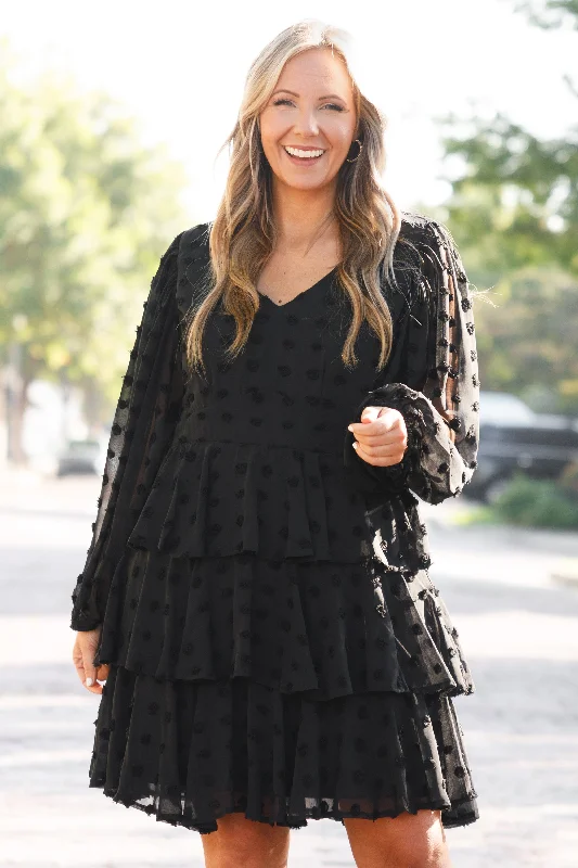 Empire Waist Women Dress to Accentuate the Bust and Conceal the Waist Empire Waist Women Dress to Accentuate the Bust and Conceal the Waist Bold And Beautiful Dress, Black