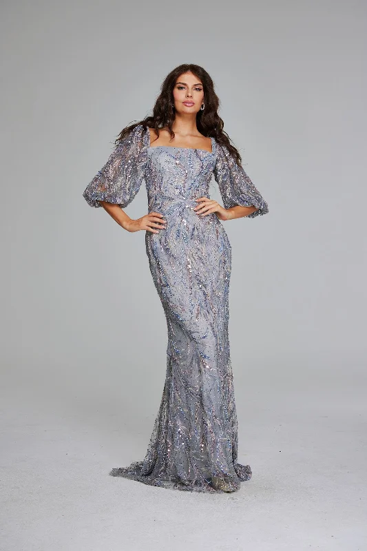 Ruffled Women Dress with Multiple Layers for a Playful and Girly Style Ruffled Women Dress with Multiple Layers for a Playful and Girly Style Jovani 38110