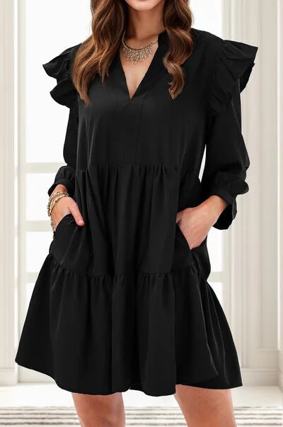 Little Black Women Dress with Sequins for a Glamorous Night Out Little Black Women Dress with Sequins for a Glamorous Night Out Ruffled V-Neck Long Sleeve Mini Dress Little Black Women Dress with Sequins for a Glamorous Night Out Little Black Women Dress with Sequins for a Glamorous Night Out Ruffled V-Neck Long Sleeve Mini Dress