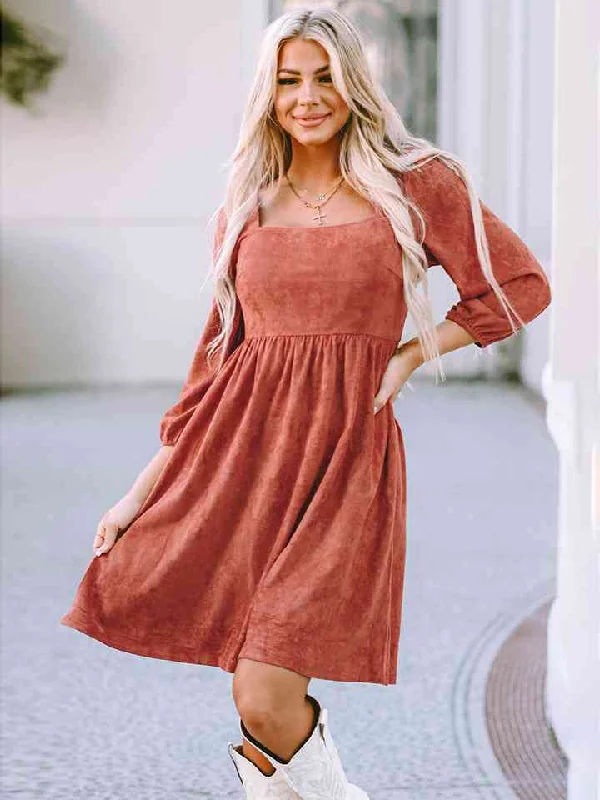 Sleeveless Women Dress in Bright Colors for Summer Parties Sleeveless Women Dress in Bright Colors for Summer Parties Square Neck Three-Quarter Sleeve Mini Dress Sleeveless Women Dress in Bright Colors for Summer Parties Sleeveless Women Dress in Bright Colors for Summer Parties Square Neck Three-Quarter Sleeve Mini Dress