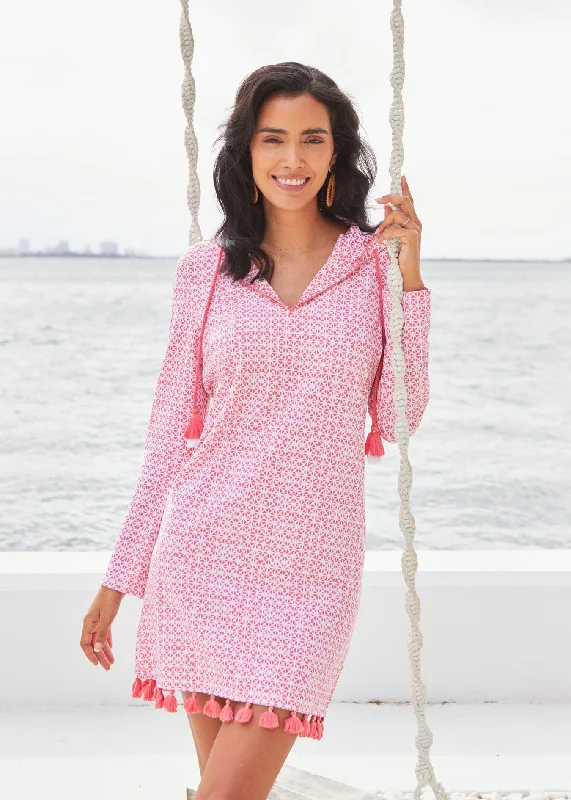 Maxi - inspired midi dresses with flowing fabrics for a beachy vibeAlgarve Hooded Cover Up Maxi - inspired midi dresses with flowing fabrics for a beachy vibeAlgarve Hooded Cover Up