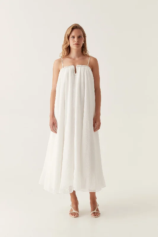 Midi dresses with cotton - blend materials for everyday comfortFiligree Sweetheart Midi Dress