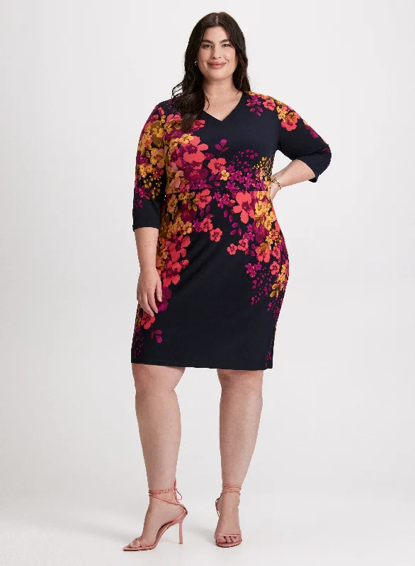 Midi dresses with polka dot prints for a playful summer outfitFitted Floral V-Neck Dress Midi dresses with polka dot prints for a playful summer outfitFitted Floral V-Neck Dress