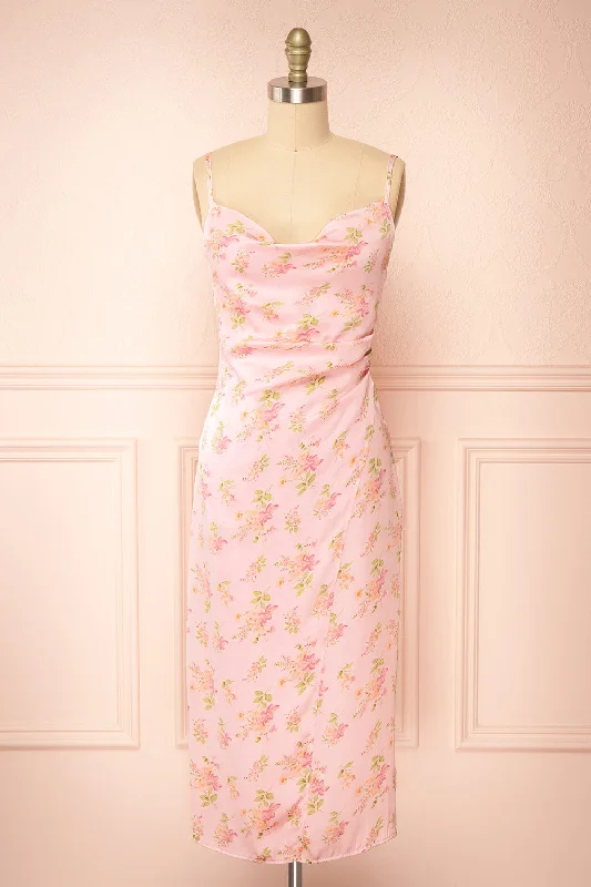 Midi dresses with polka dot prints for a playful summer outfitLilirose | Cowl Neck Floral Midi Dress Midi dresses with polka dot prints for a playful summer outfitLilirose | Cowl Neck Floral Midi Dress