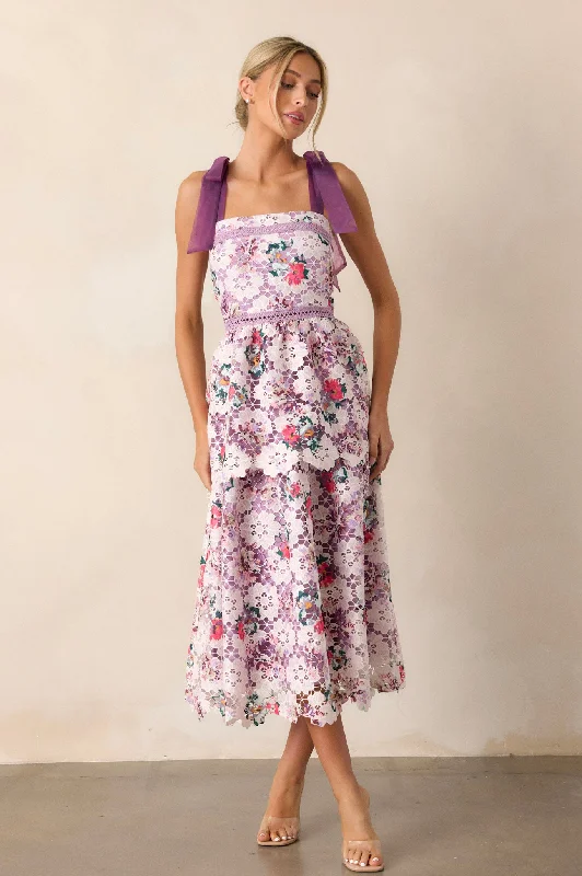 A - line midi dresses with floral prints for spring brunchesRomance In Bloom Lavender Floral Embroidered Midi Dress A - line midi dresses with floral prints for spring brunchesRomance In Bloom Lavender Floral Embroidered Midi Dress