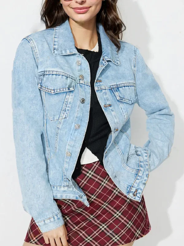Denim Top with a Belted Waist for a Defined SilhouetteButton Up Long Sleeve Denim Shacket Denim Top with a Belted Waist for a Defined SilhouetteButton Up Long Sleeve Denim Shacket