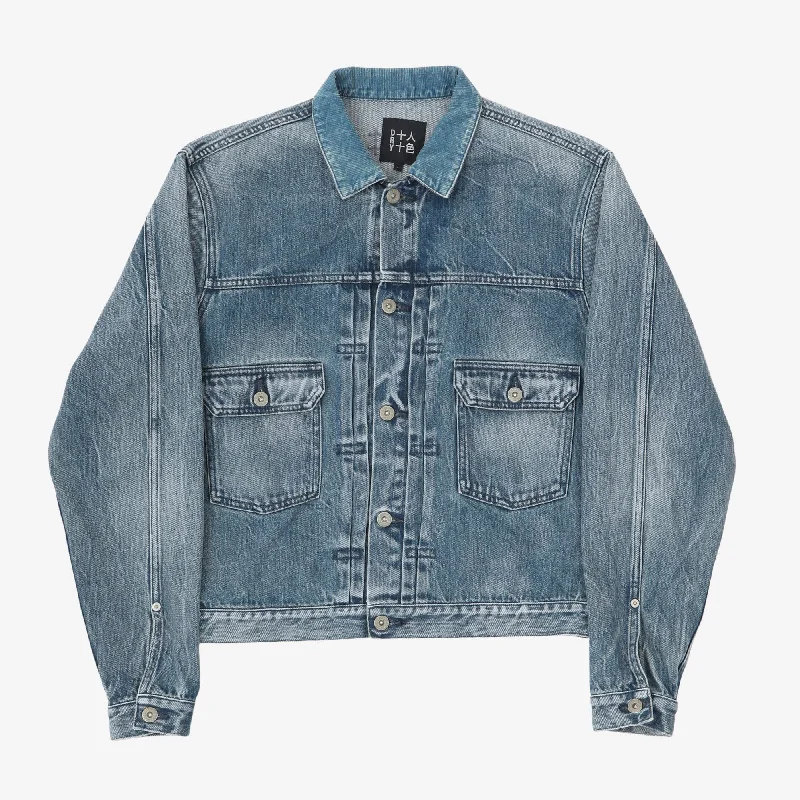 Denim Top for a Beachside Picnic with a Laid - Back StyleDenim Trucker Jacket
