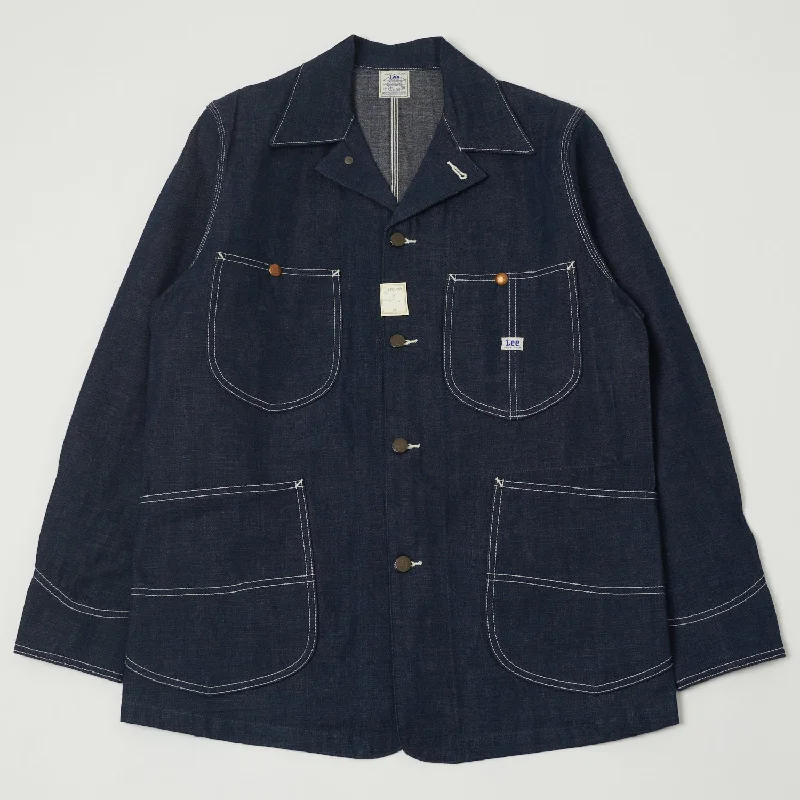 Studded Denim Top for a Glamorous and Bold StyleLee Archives 1949 'Loco' Denim Coverall Jacket - Raw Studded Denim Top for a Glamorous and Bold StyleLee Archives 1949 'Loco' Denim Coverall Jacket - Raw