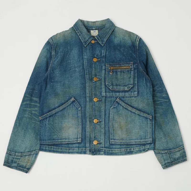 Studded Denim Top for a Glamorous and Bold StyleLee Archives 191J 'Loco' Denim Jacket - Heavy Wash
